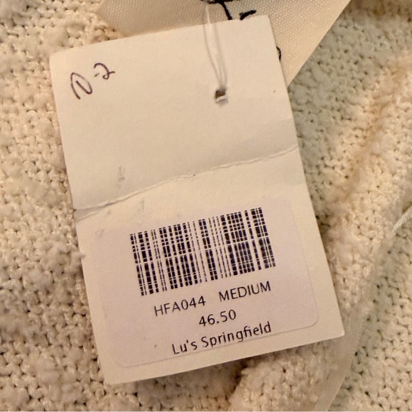 New with tags! Women's Cream Cardigan Sweater Size Medium - Picture 3 of 12